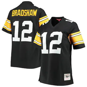 womens mitchell and ness terry bradshaw black pittsburgh st